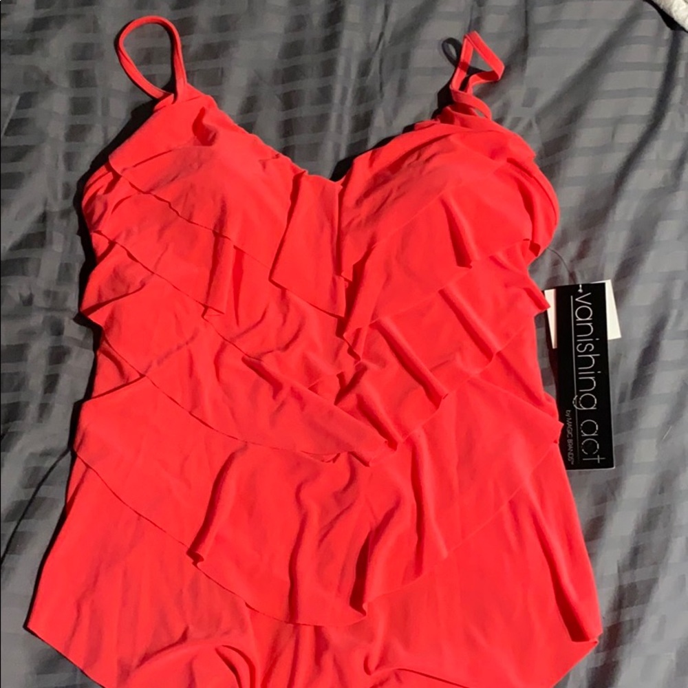 Coral Tankini top- never worn